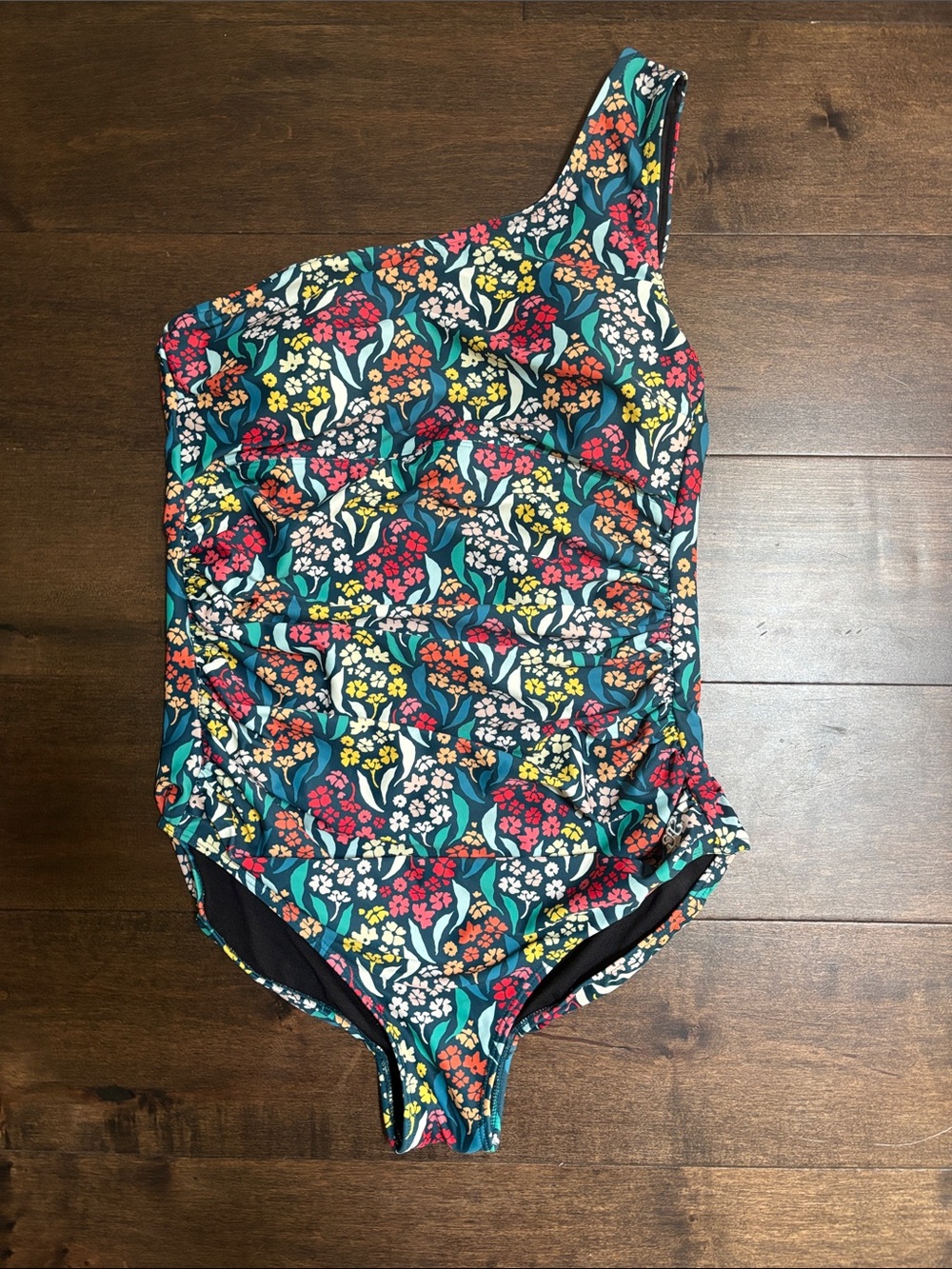 Albion One-Shoulder Onepiece Floral Swimsuit -